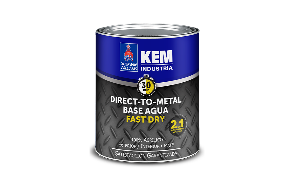 Kem Direct-To-Metal Base Agua. Uso Interior - Exterior