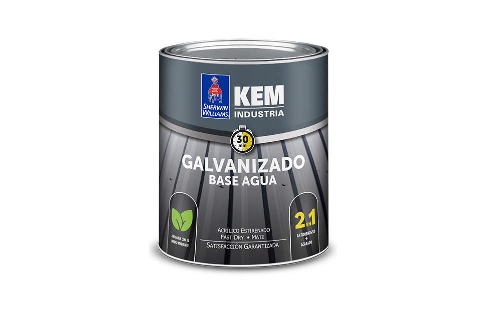 Kem Galvanizado Base Agua Mate