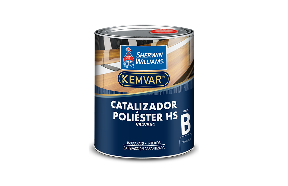 Catalizador Fondo Acabado Polester Hs De Color