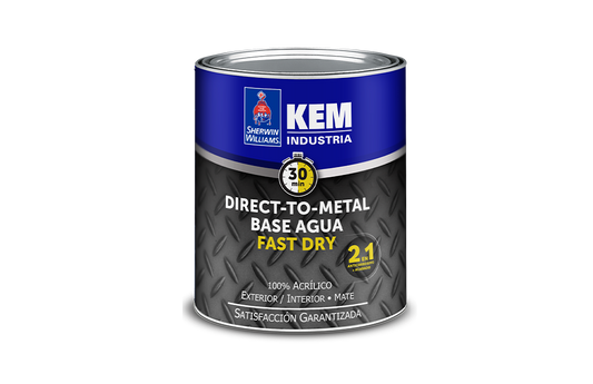 Kem Direct-To-Metal Base Agua. Uso Interior - Exterior