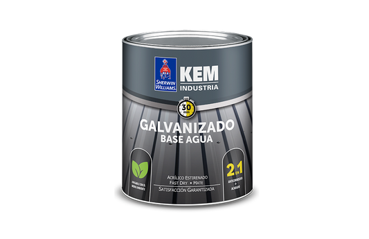 Kem Galvanizado Base Agua Mate